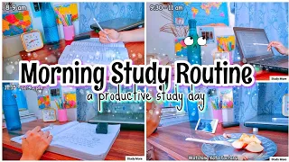 Morning Study Routine 🌄 | A Productive Day In My Life 📝 | Study Vlog | Study More