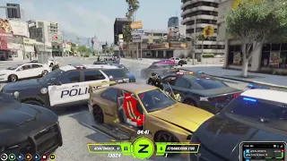 Tommy Gets Into a MASSIVE Chase With The WHOLE PD After a Race | NoPixel GTA RP