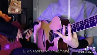 Cure for me (chinese tiktok guitar slap cover)