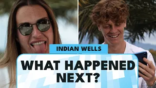 Tennis Stars Play 'What Happened Next?': Indian Wells Edition