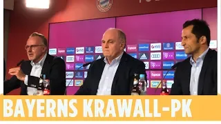 Die Abrechnung der Bayern-Bosse | FC Bayern München Pressekonferenz