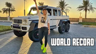 World Record Breaking 6-Wheel Mercedes!