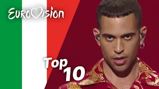 Top 10 ESC Songs Ever: Italy | Best Italian Eurovision Songs