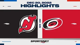 NHL Highlights | Devils vs. Hurricanes - December 20, 2022