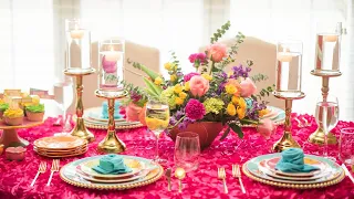 SPRING/ EASTER TABLESCAPE + HOME DECOR