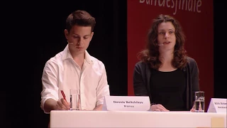 Jugend debattiert Bundesfinale 2017 - Finaldebatte Altersgruppe II