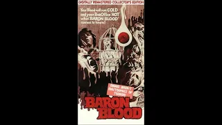 Opening to Baron Blood Collector's Edition 1996 VHS (1997 Reprint, Redone in 60fps)