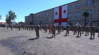 დამოუკიდებლობის დღის აღსანიშნავად ქუთაისში, III ქვეითი ბრიგადის ბაზაზე სამხედრო ღონისძიება გაიმართა