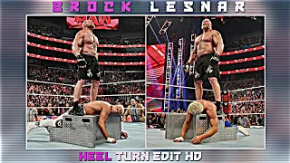 Brock Lesnar | 😈Heel Turns Edit Hd | Brock Remixz