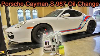 DIY Porsche Cayman S 987 Oil Change Tutorial: Step-by-Step Guide with Filter and Parts