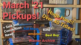 Blu-ray / 4K / DVD Monthly Pickups- March 2021 + Sale & Monster Mania Convention News!