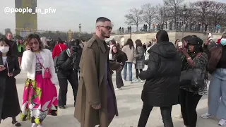 Baptiste Giabiconi - Défilé Dior Automne Hiver 22/23 à Paris - 01.03.2022