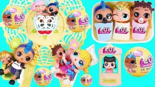 Lil Punk Boi LOL Surprise Dolls Sisters New Fair Mansion House + Wedding with JOJO SIWA Get Married