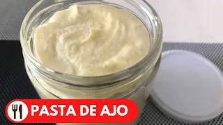 PASTA DE AJO CASERA | AJO LICUADO PARA CONSERVAR