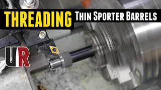 Threading a THIN Sporter Barrel for a Suppressor (30-06 Example)