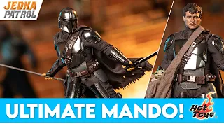 Hot Toys Chrome Mandalorian & Grogu Deluxe Unboxing & Review