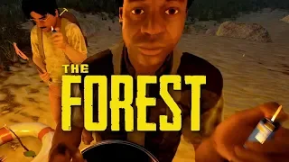 ПЛОТ В КРАТЕРЕ ВУЛКАНА НА 4 ЧЕЛОВЕКА (УГАР) - The Forest