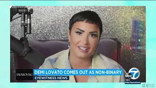 Demi Lovato says they are nonbinary, changes pronouns to they/them | ABC7