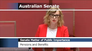 Senate Matters of Public Importance - Pensions and Benefits