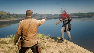 Red Dead Redemption 2 : Brutal Moments & Funny Ragdolls Vol 12