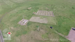 Аэросъемка Билярского городища (Билярский комплекс мечети)