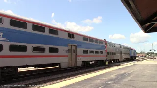 Outbound Metra 163 Stopping in Crystal Lake, IL