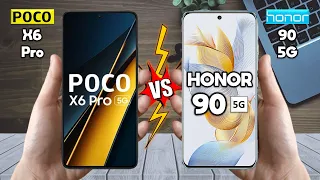 Poco X6 Pro Vs Honor 90 - Full Comparison 🔥 Techvs