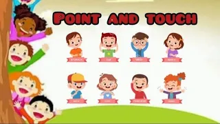 point and touch body part song | teacher grace