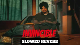 INVINCIBLE (Slowed + Reverb) SIDHU MOOSE WALA