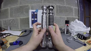 Luke ROTJ V2 Lightsaber Unboxing, Assembly, and Comparison