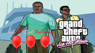 GTA: Vice City Stories - All 99 Red Balloons / Все 99 красные баллоны (No Commentary)