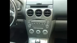 Mazda 6 (2002-2007) Radio Einbau Ausbau Remove