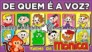 🐇🔵 ADIVINHE O PERSONAGEM DA TURMA DA MÔNICA PELA VOZ 🔊 | Desafio das Vozes #quiz #macaquiz 🐵