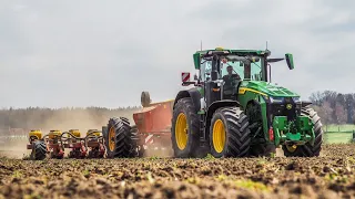 New John Deere 8R410 & Väderstad Tempo L 12 | Corn Sowing 2022