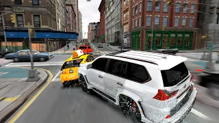 GTA 4 Crash Testing (Real Car Mods) | Epic Moments ep.4