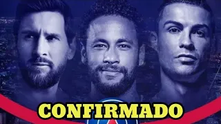 DONO DO PSG CONFIRMA CRISTIANO RONALDO, MESSI E NEYMAR JUNTOS NO PSG!