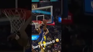 Gary Payton With Another Highlight Dunk! #shorts #nba #goldenstatewarriors