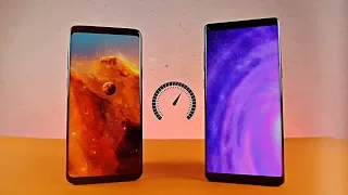 Samsung Galaxy S9 Plus vs Note 8 - Speed Test! (4K)