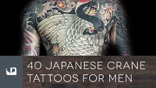 40 Japanese Crane Tattoos For Men