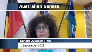 Senate Question Time - 1 September 2021