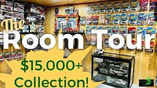 HOT WHEELS / DIECAST ROOM TOUR - DieCa$h Cribs Edition - Showcase of My Collection and Its Value 😎