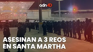 Durante un riña fueron asesinados 3 reos en el interior del penal de Santa Martha Acatitla