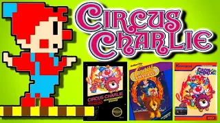 CIRCUS CHARLIE: Recordando al payasito de Konami!!! (Family Game - NES - MSX - Commodore 64, arcade)