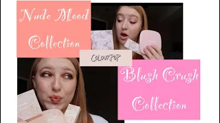 Trying the NEW Colourpop Nude Mood and Blush Crush Collections!