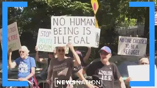 New York City migrant crisis protests turn violent | NewsNation Now