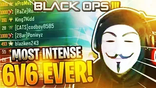 (BO3) MOST INTENSE 6V6 WE LOSS?! AGAINST SOME HIGH K.D PLAYERS ON BLACK OPS 3!