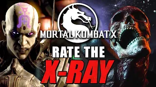 RATE THE X-RAY: Mortal Kombat X All X-Rays Rated!