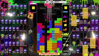 [Tetris 99] invictus snipe lobby #16: into margin time pt.3 (586 lines cleared)