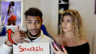 Trying To Make Her JEALOUS During SMASH or PASS! *BAD IDEA*