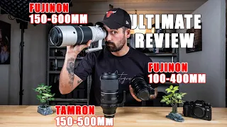 BEST telephoto lens for Fujifilm? Fujinon 100-400mm vs Fujinon 150-600mm vs Tamron 150-500mm